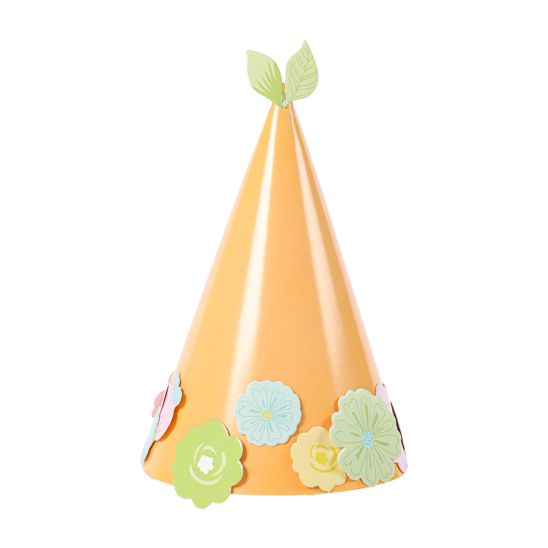 Easter Bearded Bunny Orange Lace Party Paper Hat EASC0020